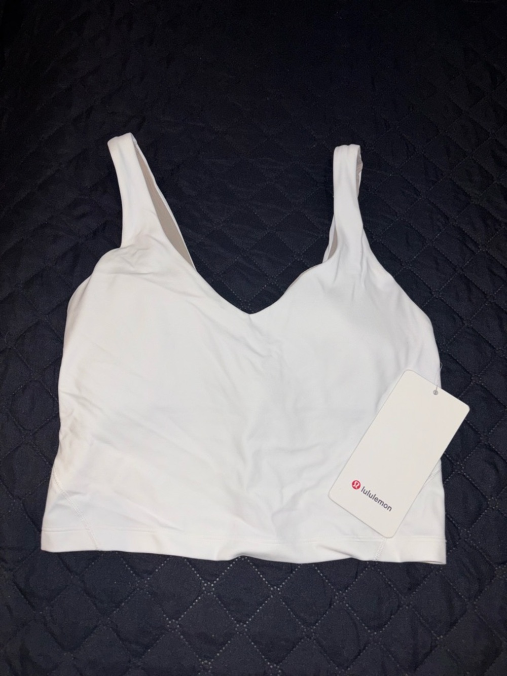 lululemon athletica White Women's Cropped Tank Top